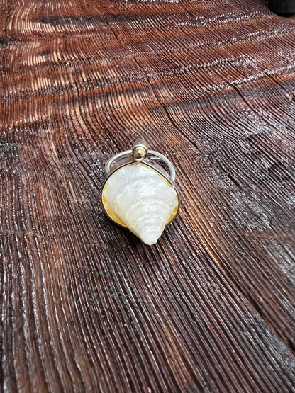 Oceanic Baroque Adjustable Ring