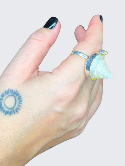 Oceanic Baroque Adjustable Ring